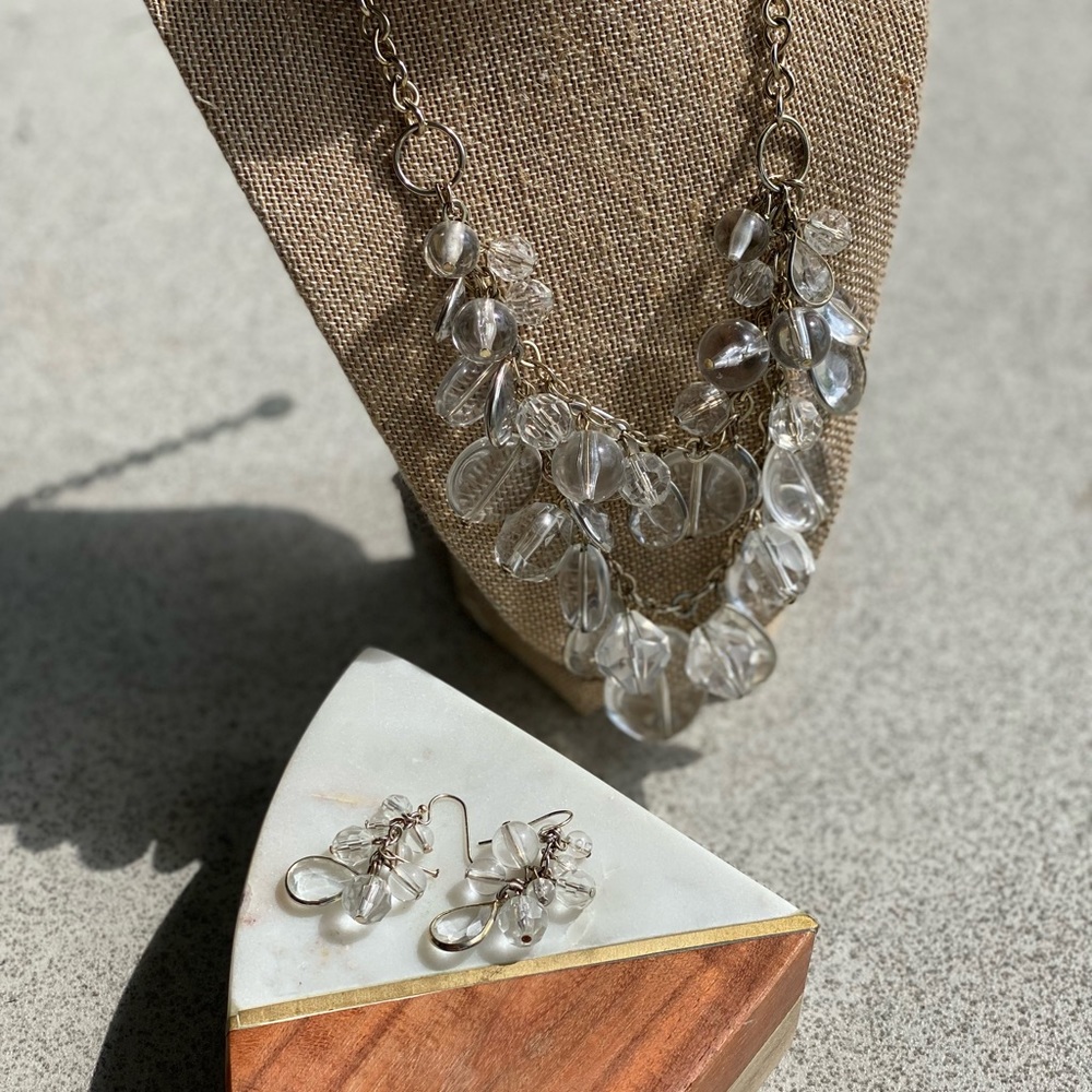 Jeweled Necklace and Earring Set - Picture 11 of 12